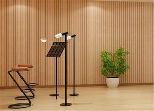 山东生态木绿可木195隔声吸音板效果图解析 打造静音美观的护墙系统